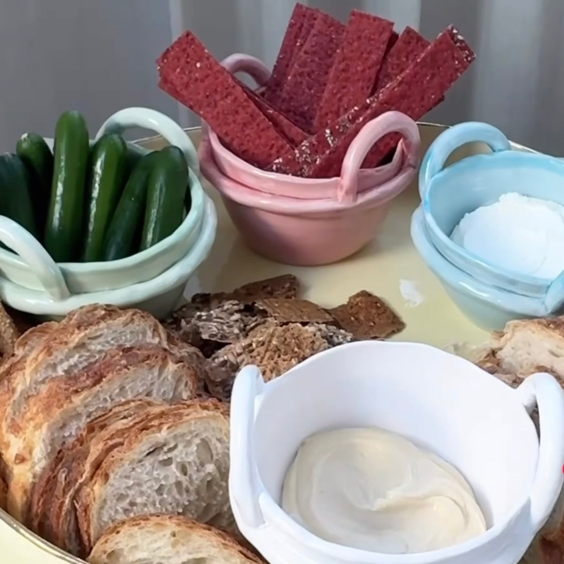 ceramic snack bowl