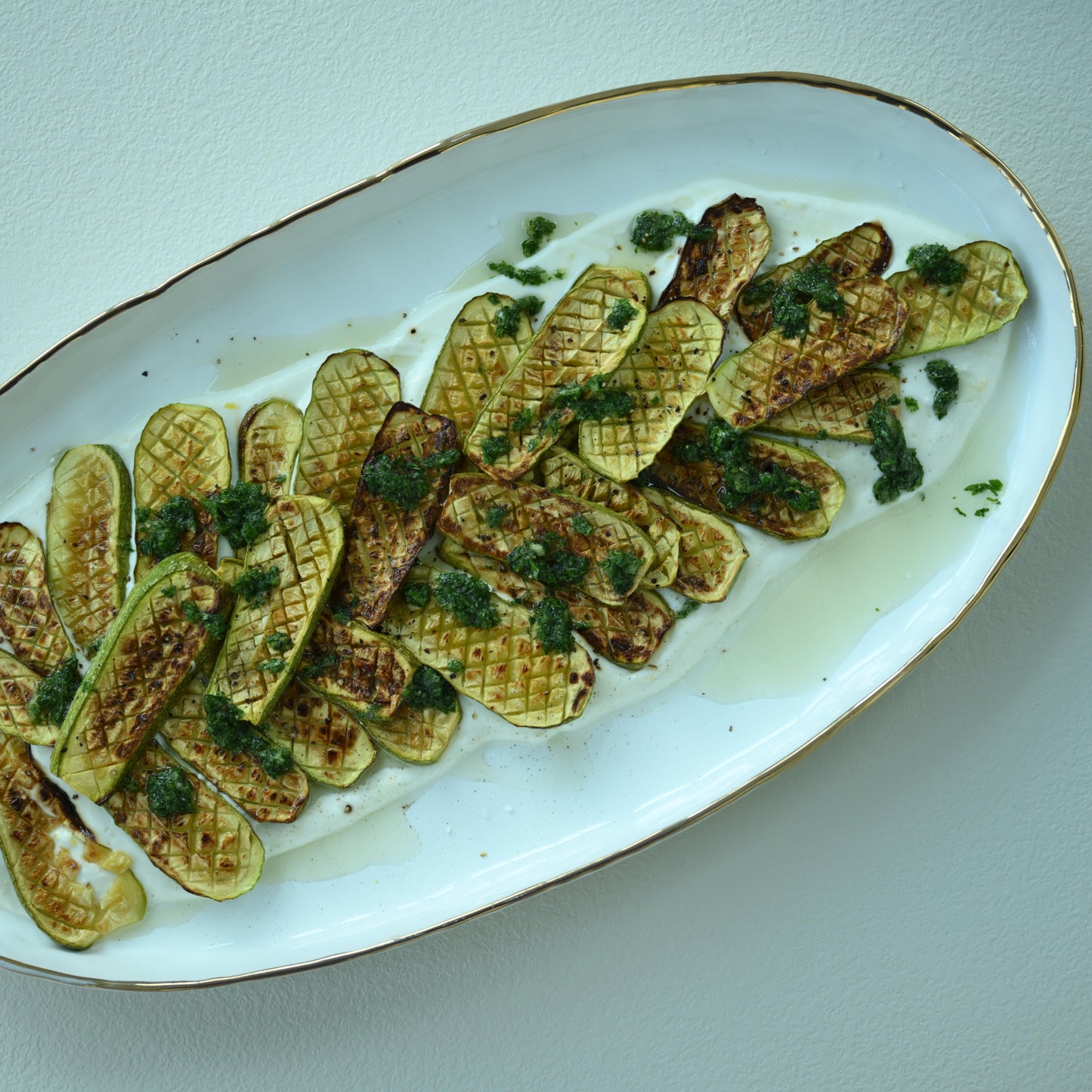 ceramic large oval flat platter