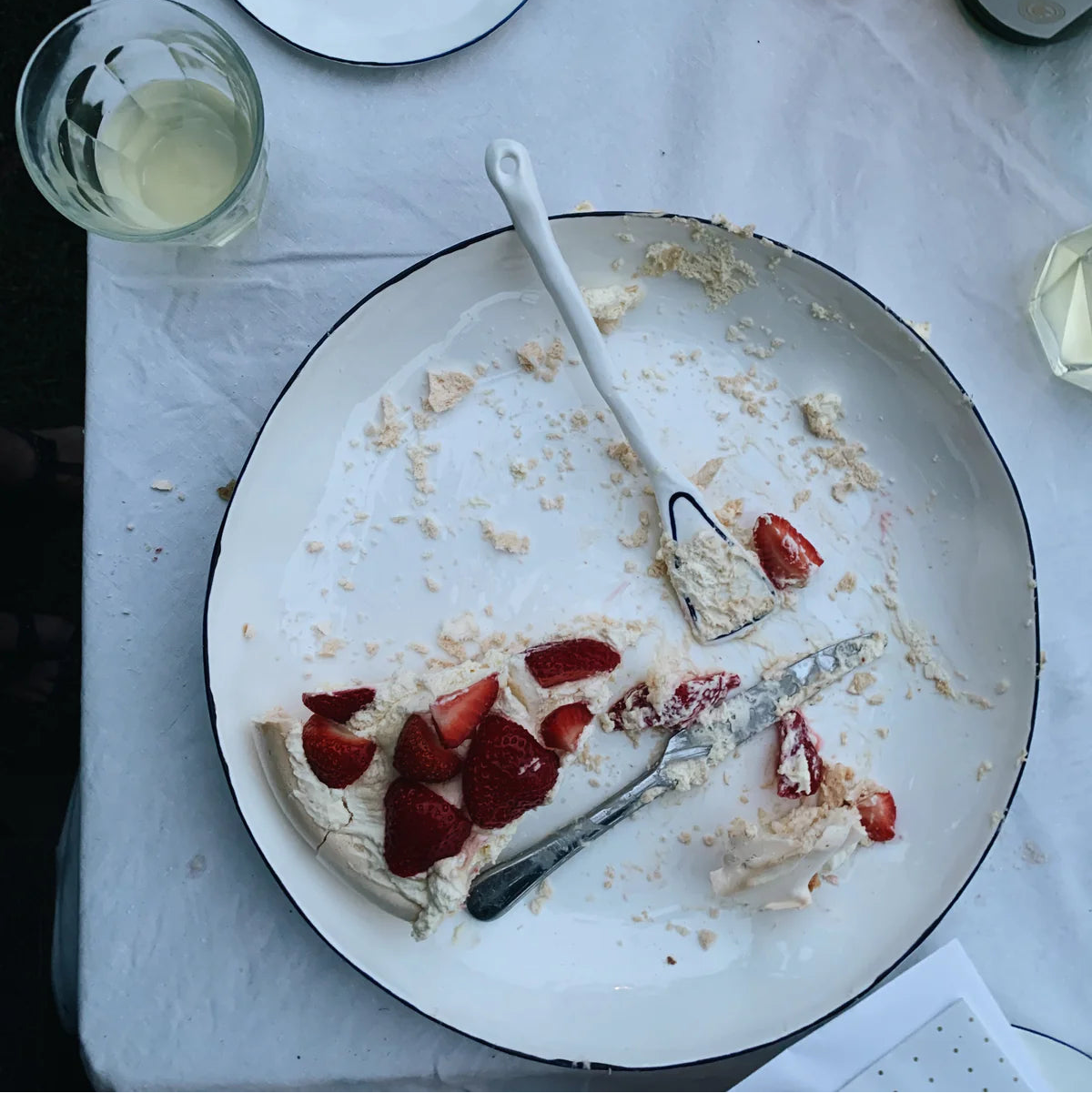 Feldspar- Shallow Serving Bowl