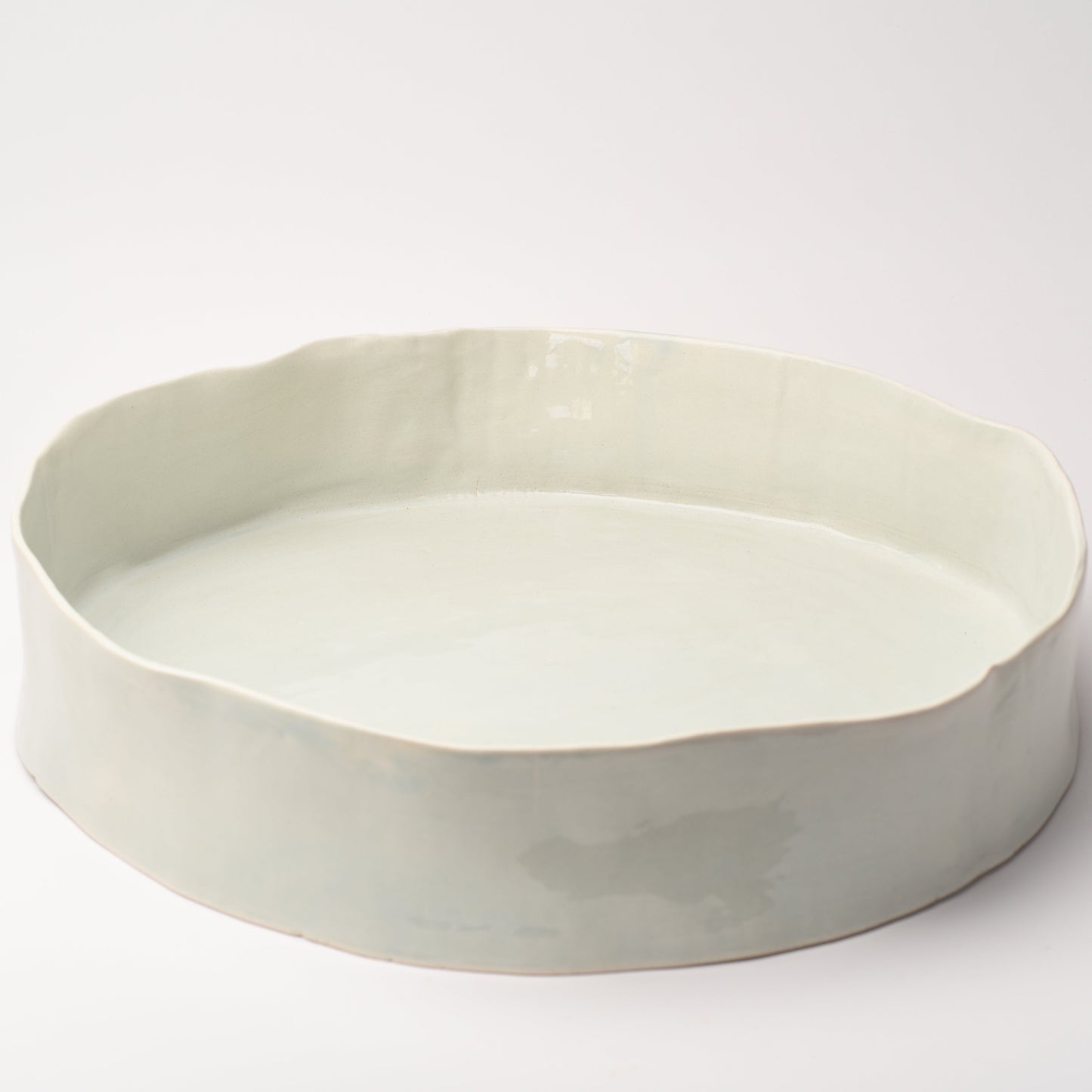 Ceramic oversized round bowl