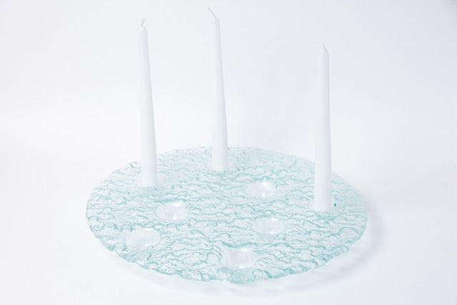 Glass Candle Holder