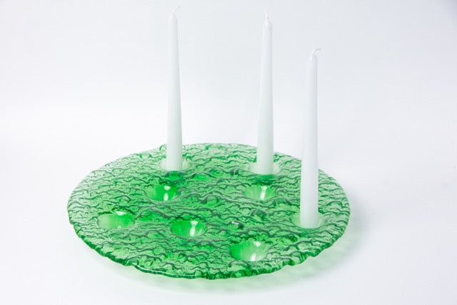 Glass Candle Holder