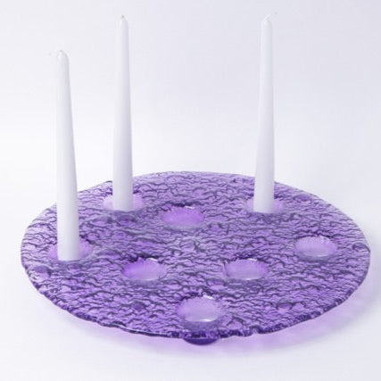 Glass Candle Holder