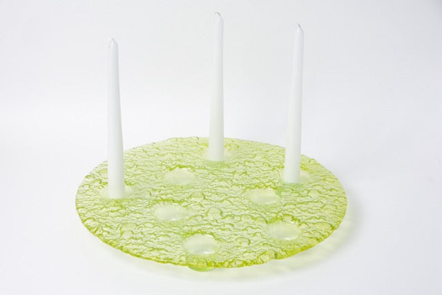 Glass Candle Holder