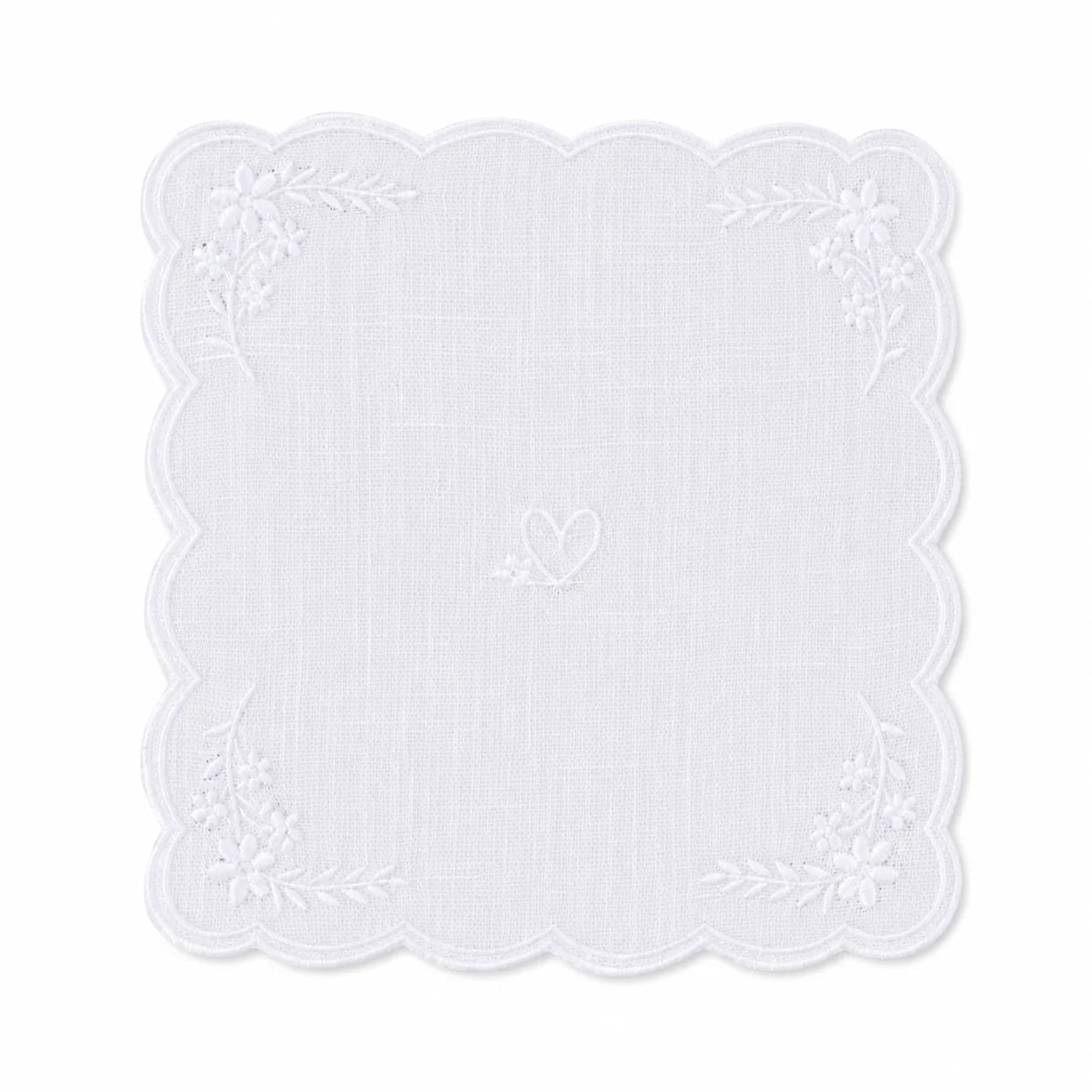 Heart Doily Coaster
