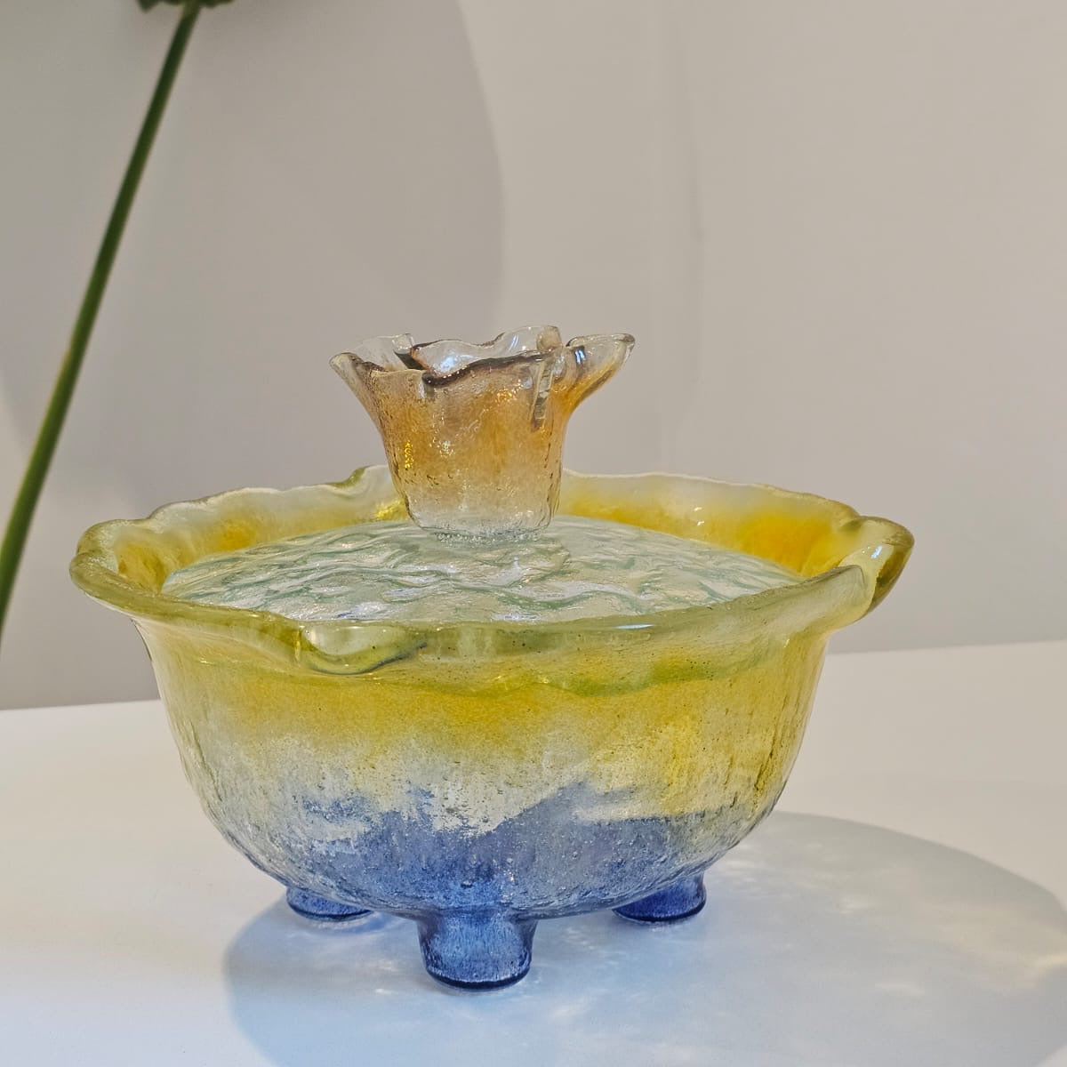 Elevated Jelly bowl with Lid
