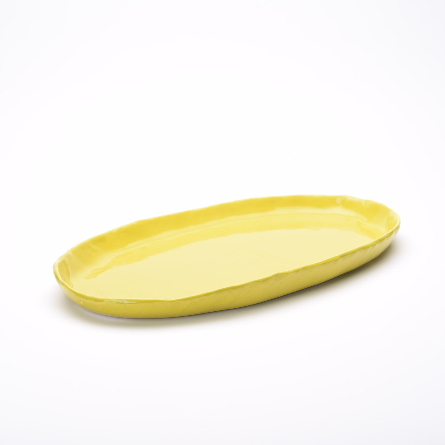 ceramic large oval flat platter