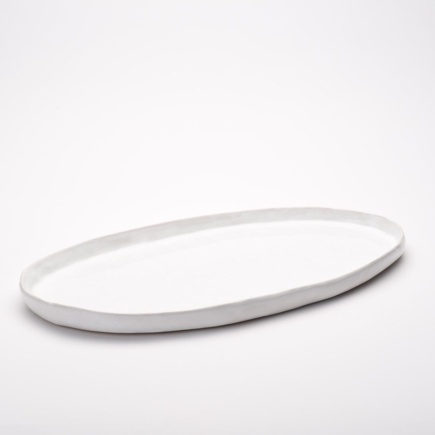 ceramic large oval flat platter