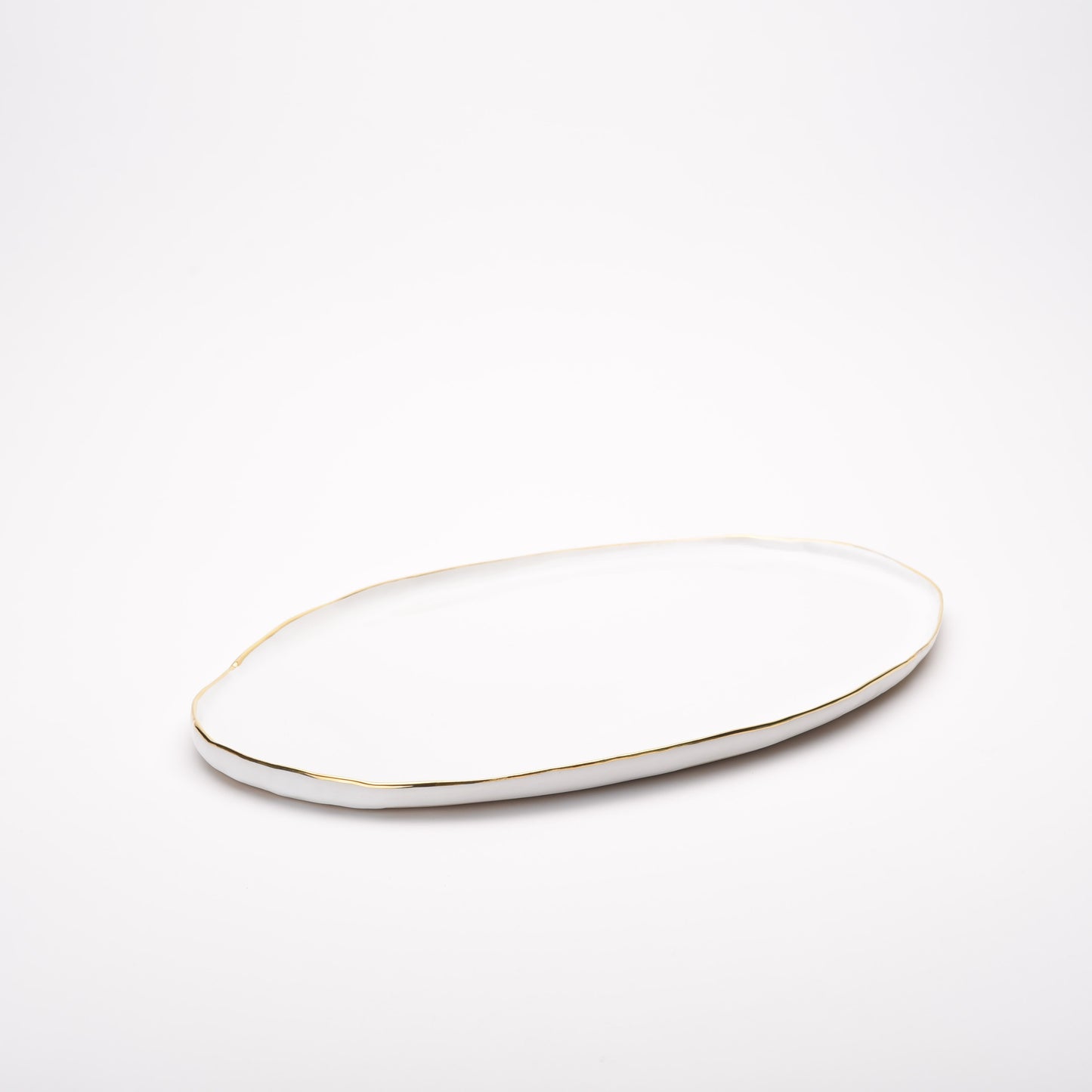 ceramic large oval flat platter