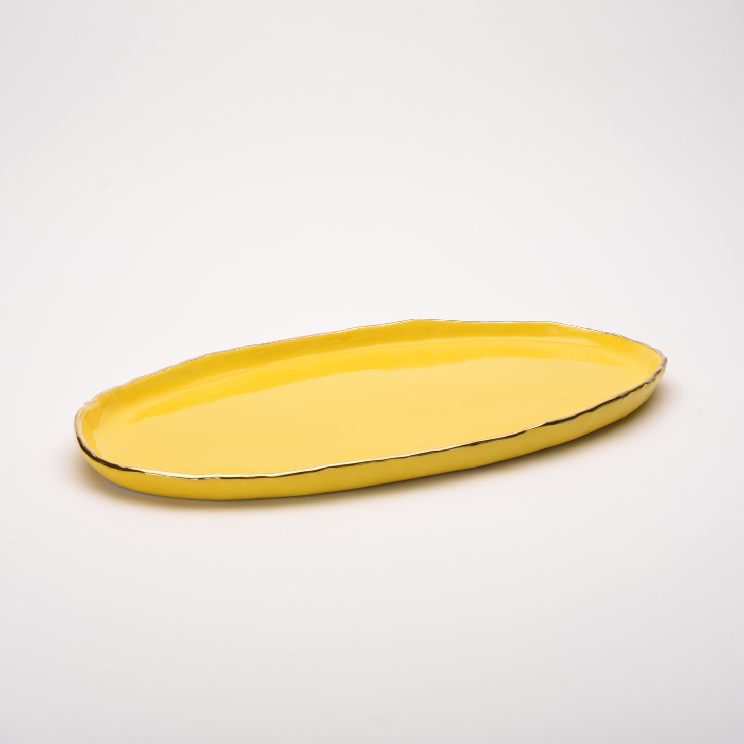 ceramic large oval flat platter
