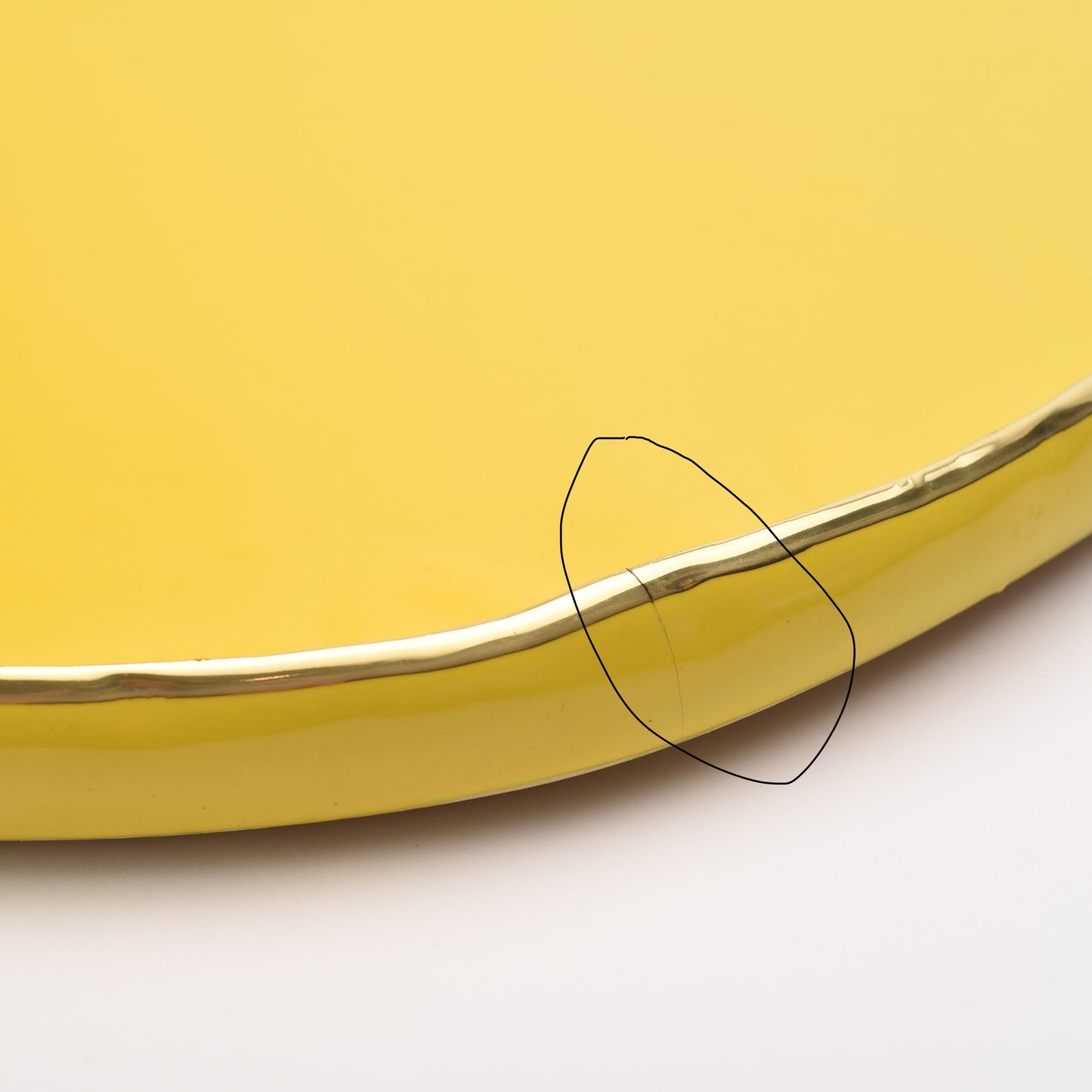 sample sale- ceramic large round platter