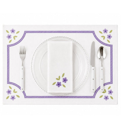 Purple Rosalie Napkin