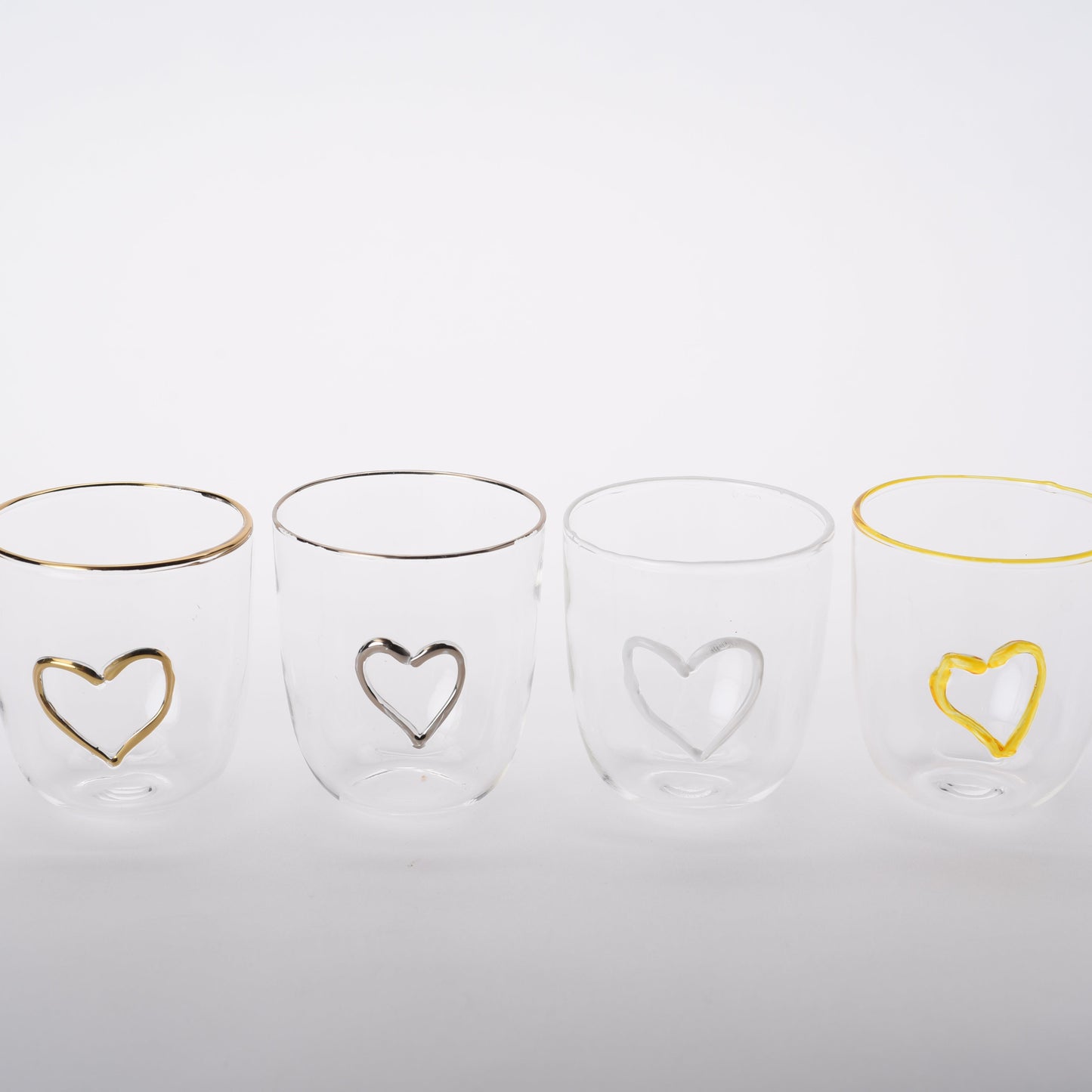 Glass Coffee/Tea cups (set of 6)