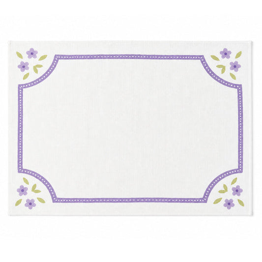 Purple Rosalie Placemat