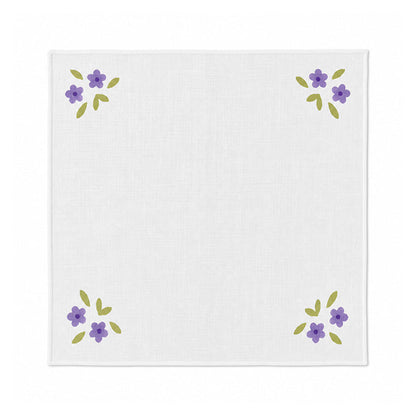 Purple Rosalie Napkin