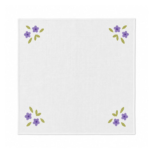 Purple Rosalie Napkin