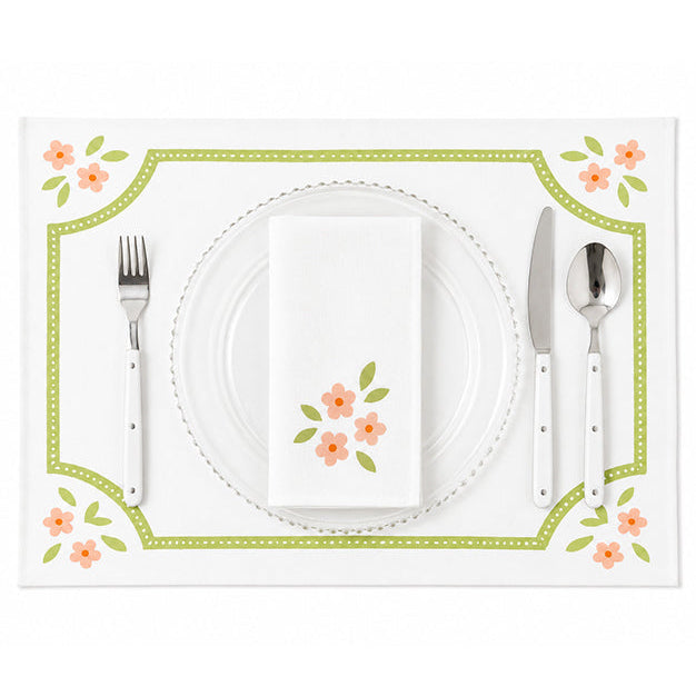 Pink Rosalie Placemat