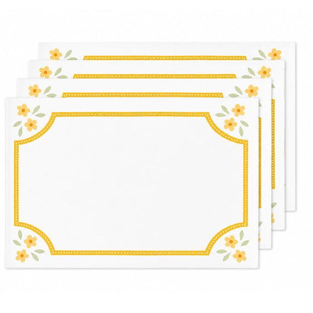 Orange Rosalie Placemat