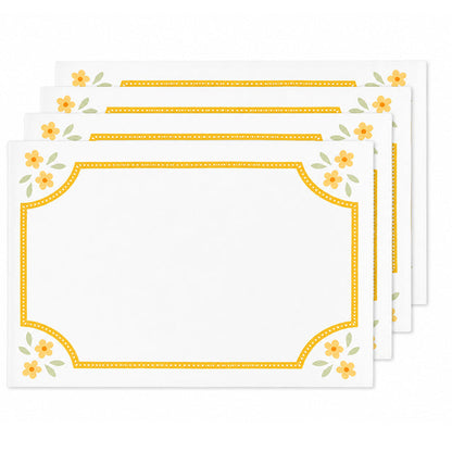Orange Rosalie Placemat