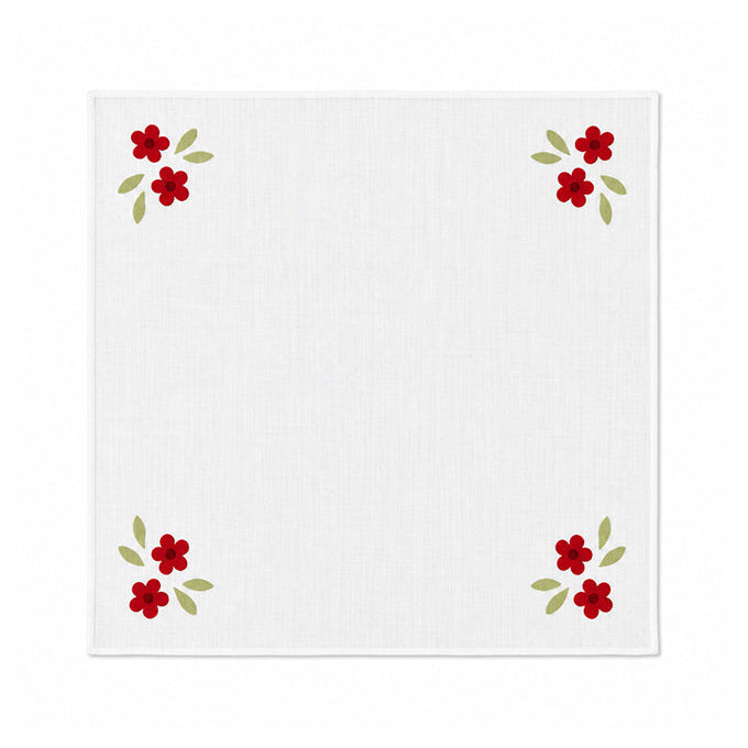 Red Rosalie Napkin