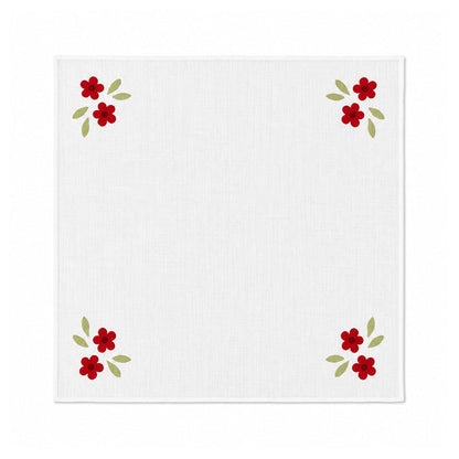 Red Rosalie Napkin