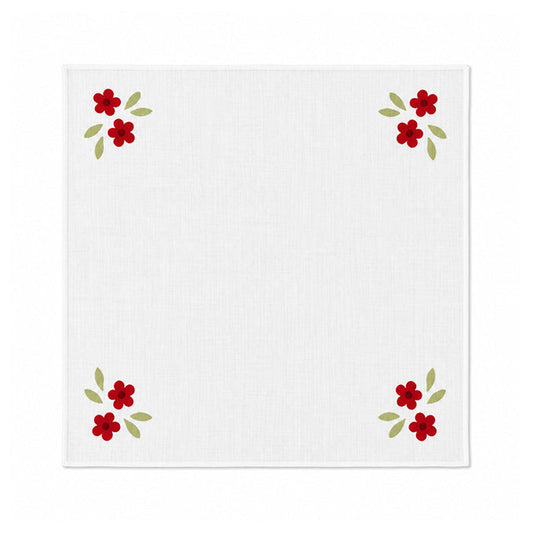 Red Rosalie Napkin