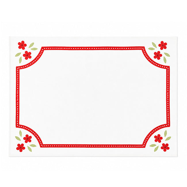 Red Rosalie Placemat