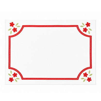 Red Rosalie Placemat