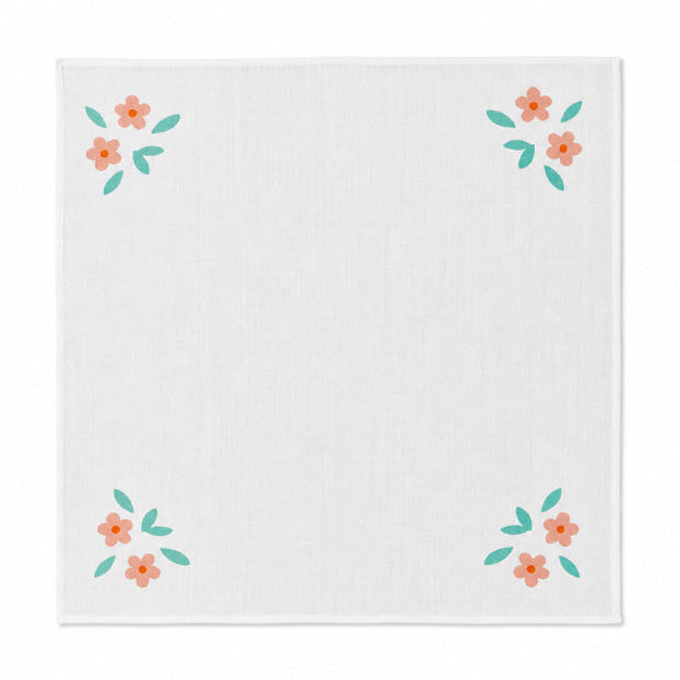 Teal Rosalie Napkin