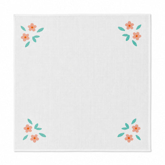 Teal Rosalie Napkin