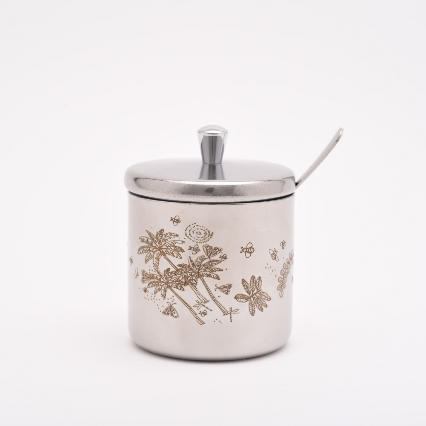 Condiment Pot with Spoon