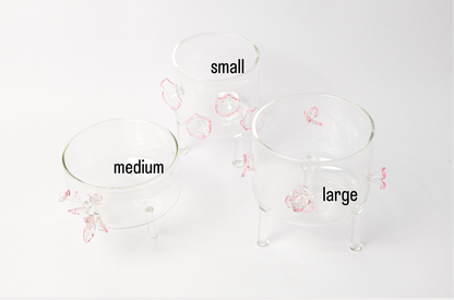 Party Bowl with flower- small