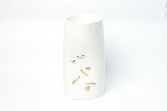 ceramic-confetti vase