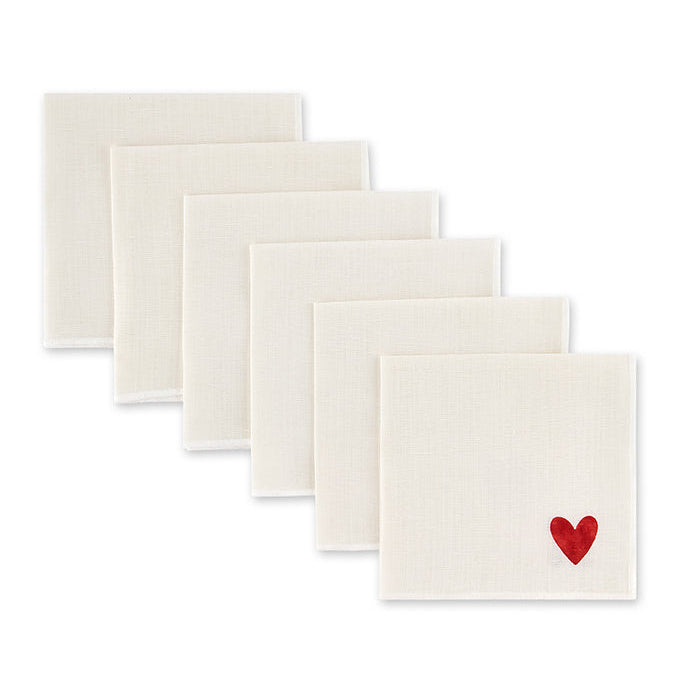 Frosted Heart Napkin