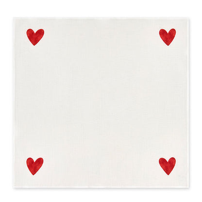 Frosted Heart Napkin