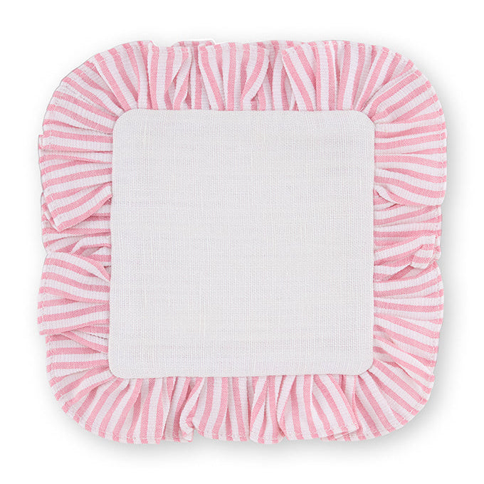Pink Ruffle Coaster