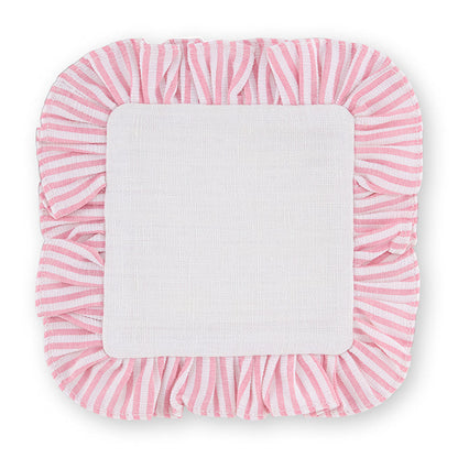 Pink Ruffle Coaster