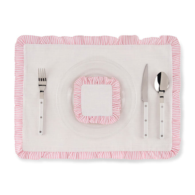 Pink Ruffle Placemat