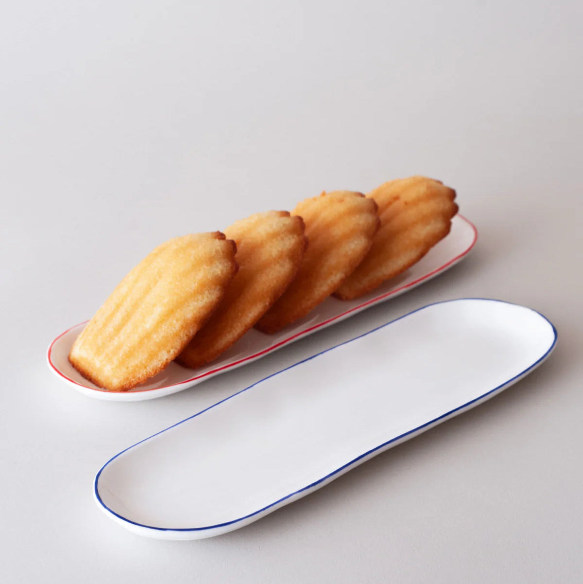 Feldspar- Oblong Small Serving Flat Bowl