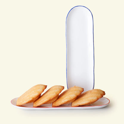 Feldspar- Oblong Small Serving Flat Bowl