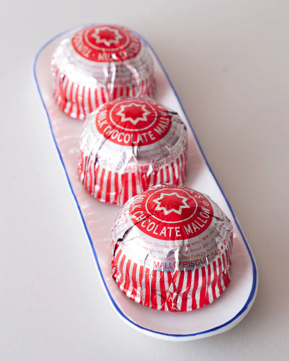 Feldspar- Oblong Small Serving Flat Bowl