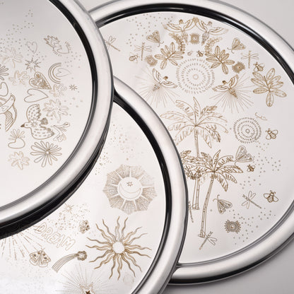 Round Tray- Tropical