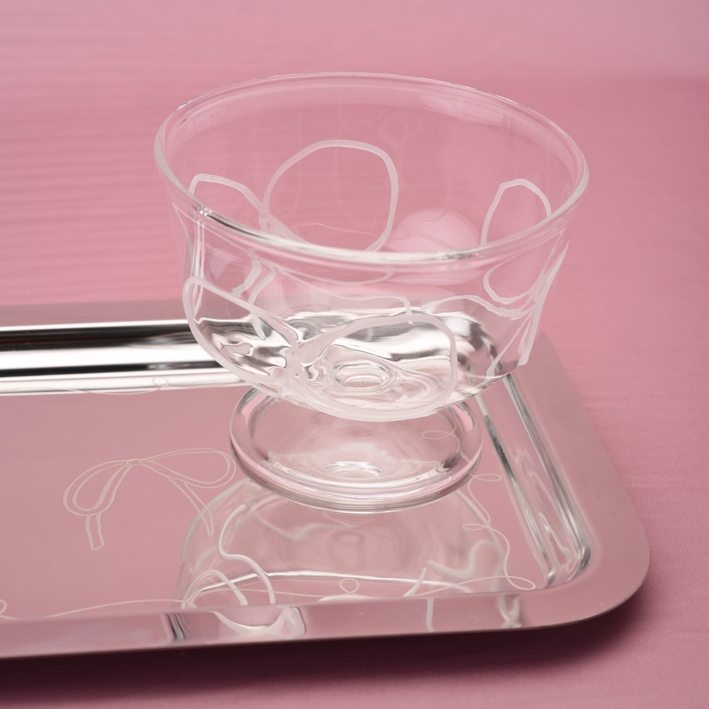 Ice Cream Bowl with Bow (set of 4)