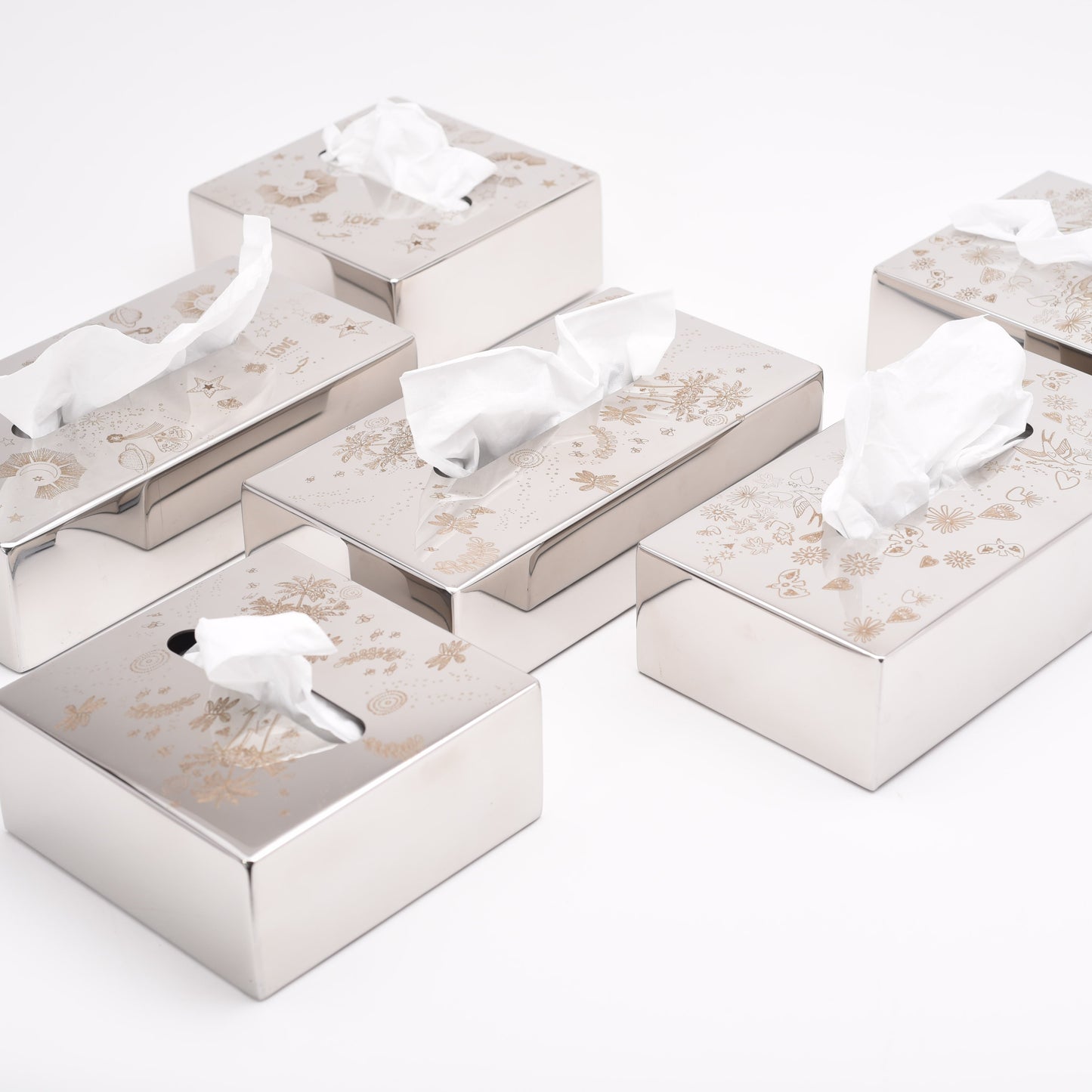 Tissue Box Square -Tropical