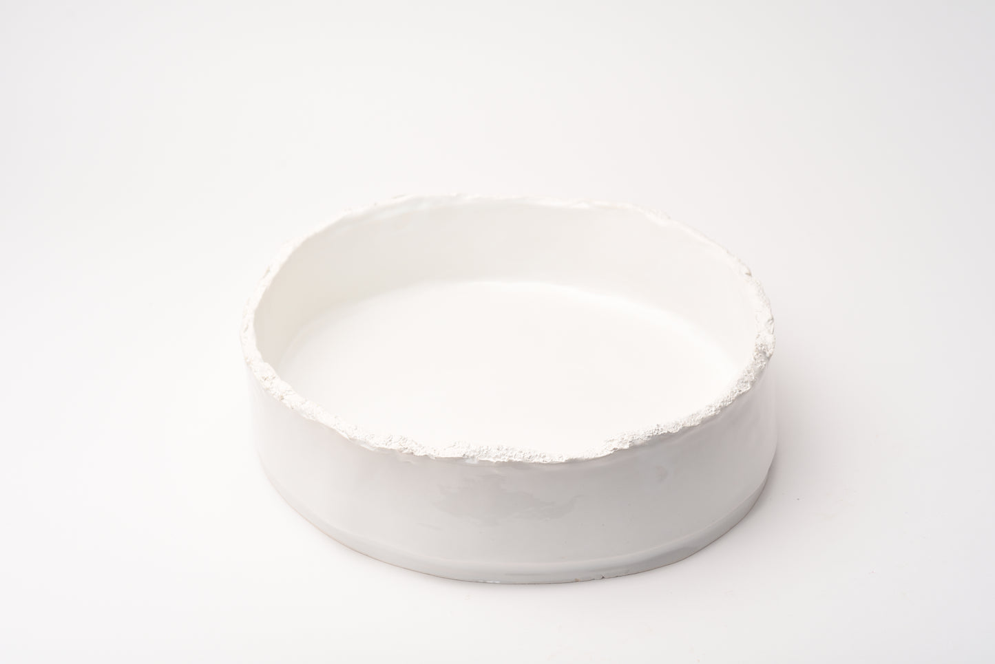 ceramic- chunk round bowl