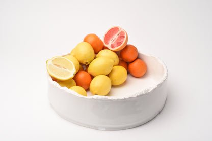 ceramic- chunk round bowl