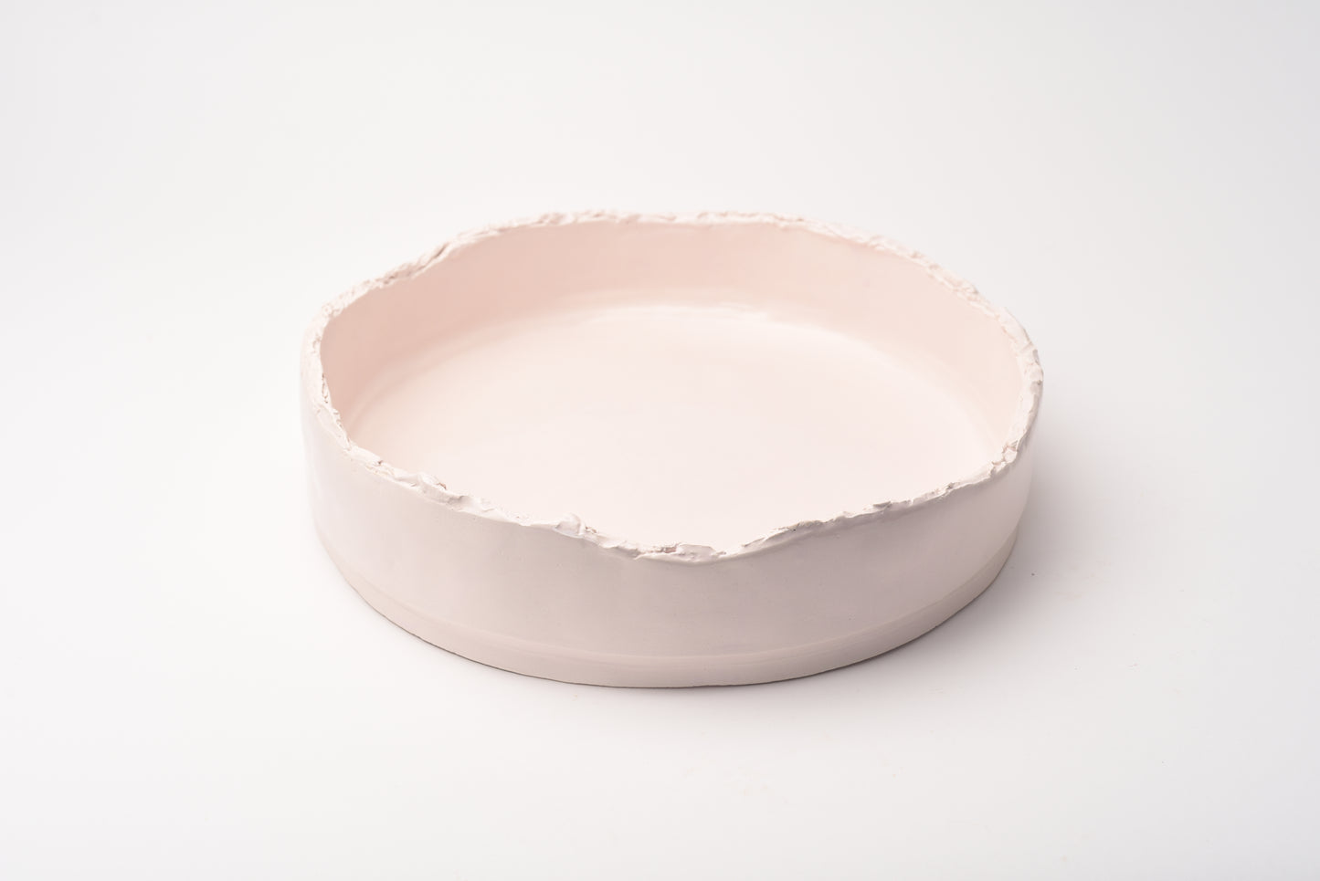 ceramic- chunk round bowl