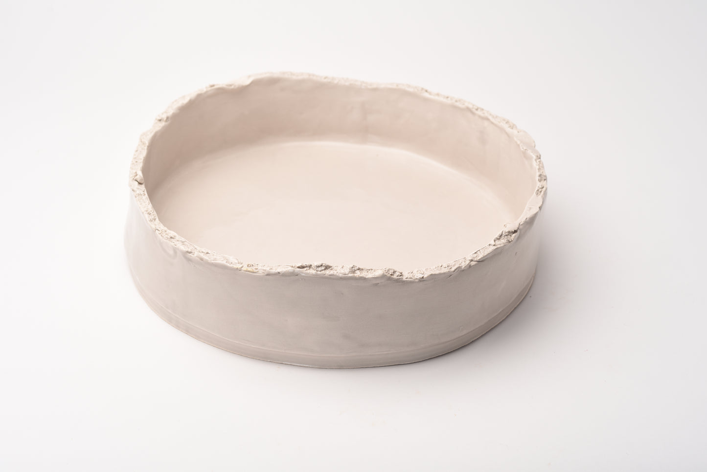 ceramic- chunk round bowl