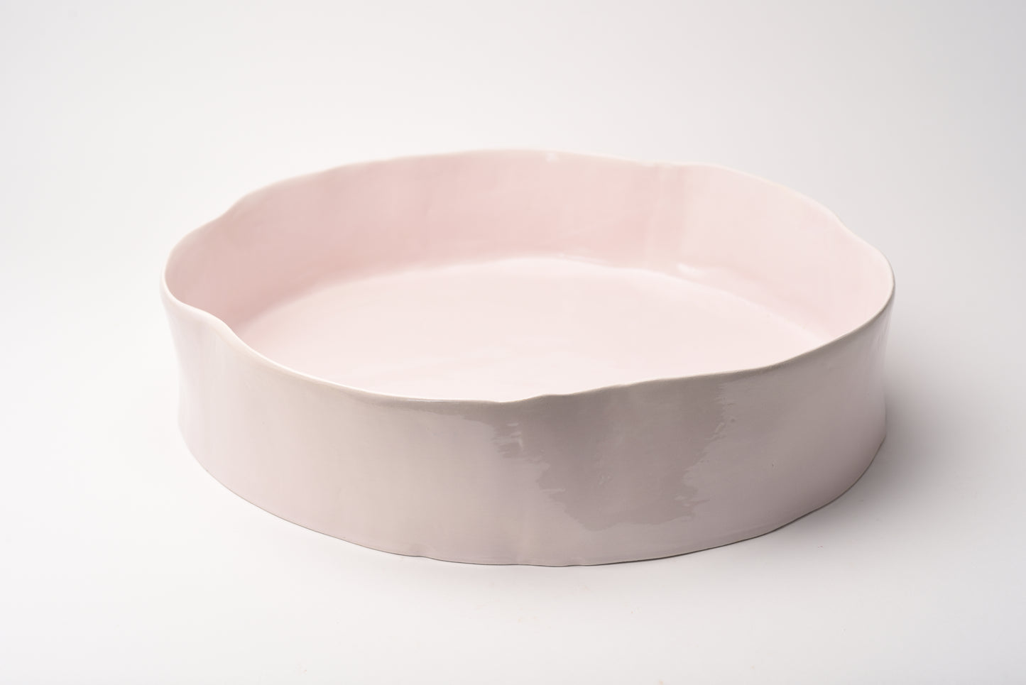 ceramic-50cm round deep serving dish