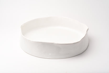 ceramic-50cm round deep serving dish